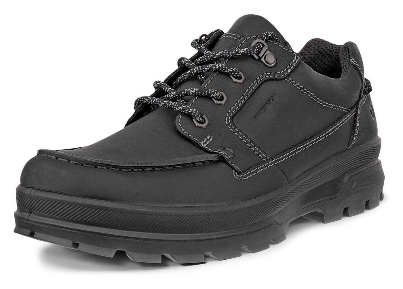 ECCO Rugged Track Wp Moc Toe Schnürschuh Sneaker, Outdoorschuh mit waterproof-Ausstattung