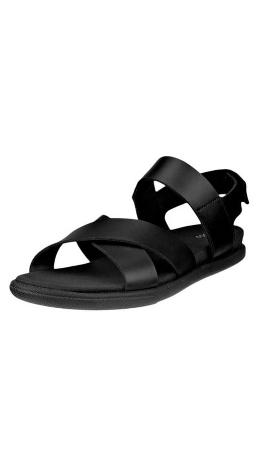 ECCO Samara 4 Strap (Vollnarbenleder) schwarz Damen Sandale