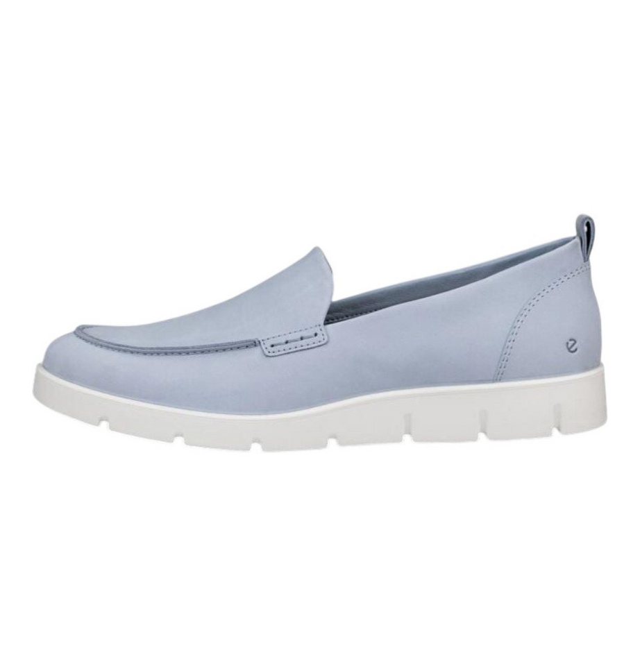 ECCO Slipper Bella (Nubukleder) blau Damen Sneaker