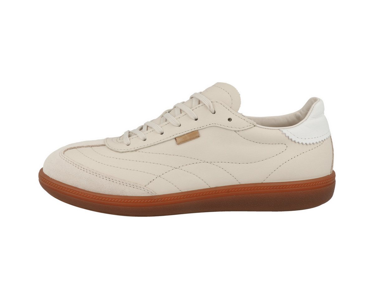 ECCO Soft 11 Damen Sneaker Turnschuhe, Sportschuhe, Freizeitschuhe, Halbschuhe, Schnürschuhe (beige)