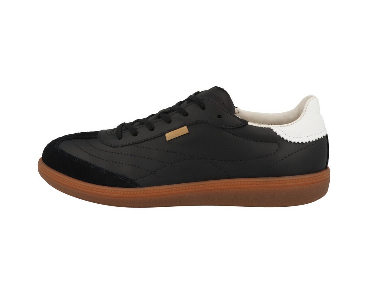 ECCO Soft 11 Damen Sneaker Turnschuhe, Sportschuhe, Freizeitschuhe, Halbschuhe, Schnürschuhe (schwarz)