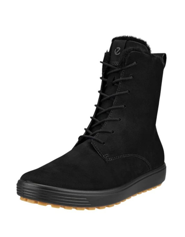 ECCO Soft 7 Tred (Nubukleder, wärmendem Futter) schwarz Damen Winterstiefel