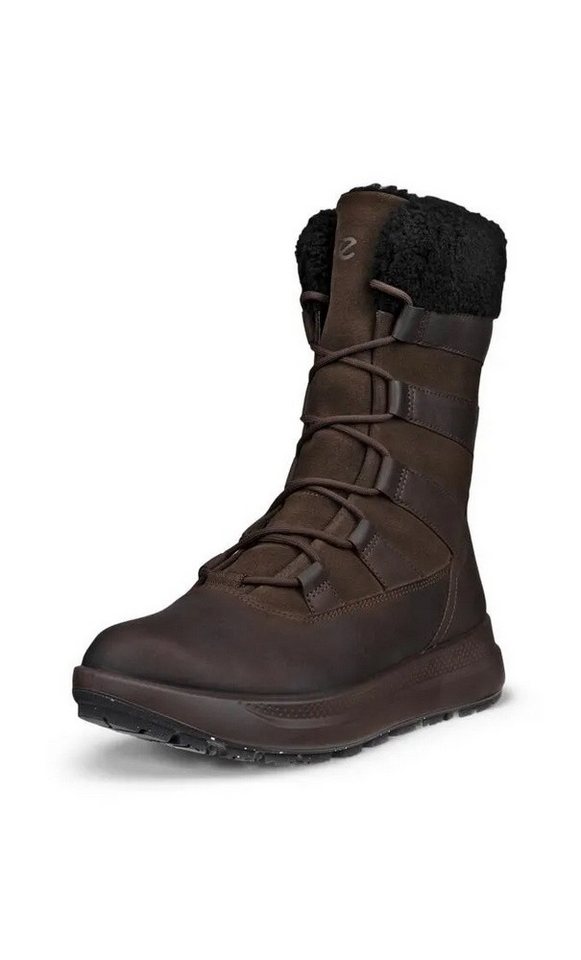 ECCO Solice Boot High (Nubukleder, Primaloft®-Bio-Isolierung) mochabraun Winterstiefel