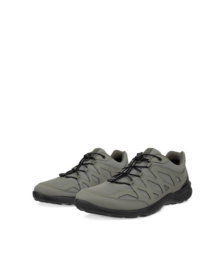 ECCO TERRACRUISE LT M TEX Trekkingschuh Freizeitsneaker, Halbschuh, Outdoorschuh mit Profilsohle (grau/grün/schwarz)