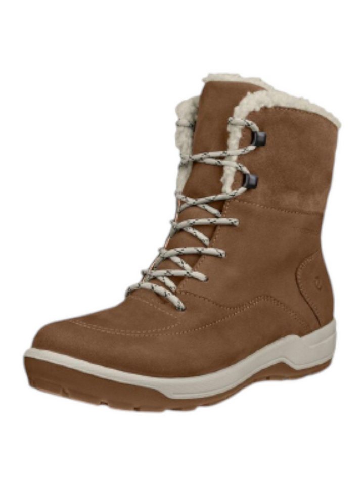 ECCO Trace Lite WP Mid Boot (Nubukleder, wasserdicht, warm) camelbraun Winterstiefel