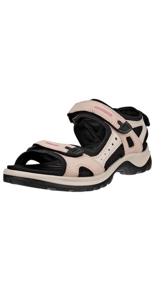 ECCO Yucatan Leder rosa/beige Damen Sandale