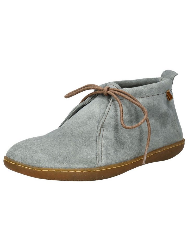 El Naturalista Halbschuhe Veloursleder Schnürschuh