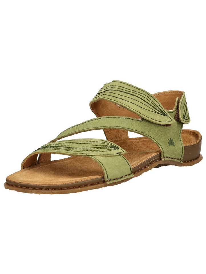 El Naturalista Sandalen Nubukleder Riemchensandale (grün)