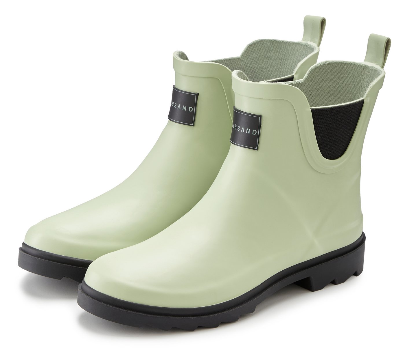 Elbsand Boots Gummistiefelette aus wasserdichtem Material, Gummistiefel, Schlupfstiefel