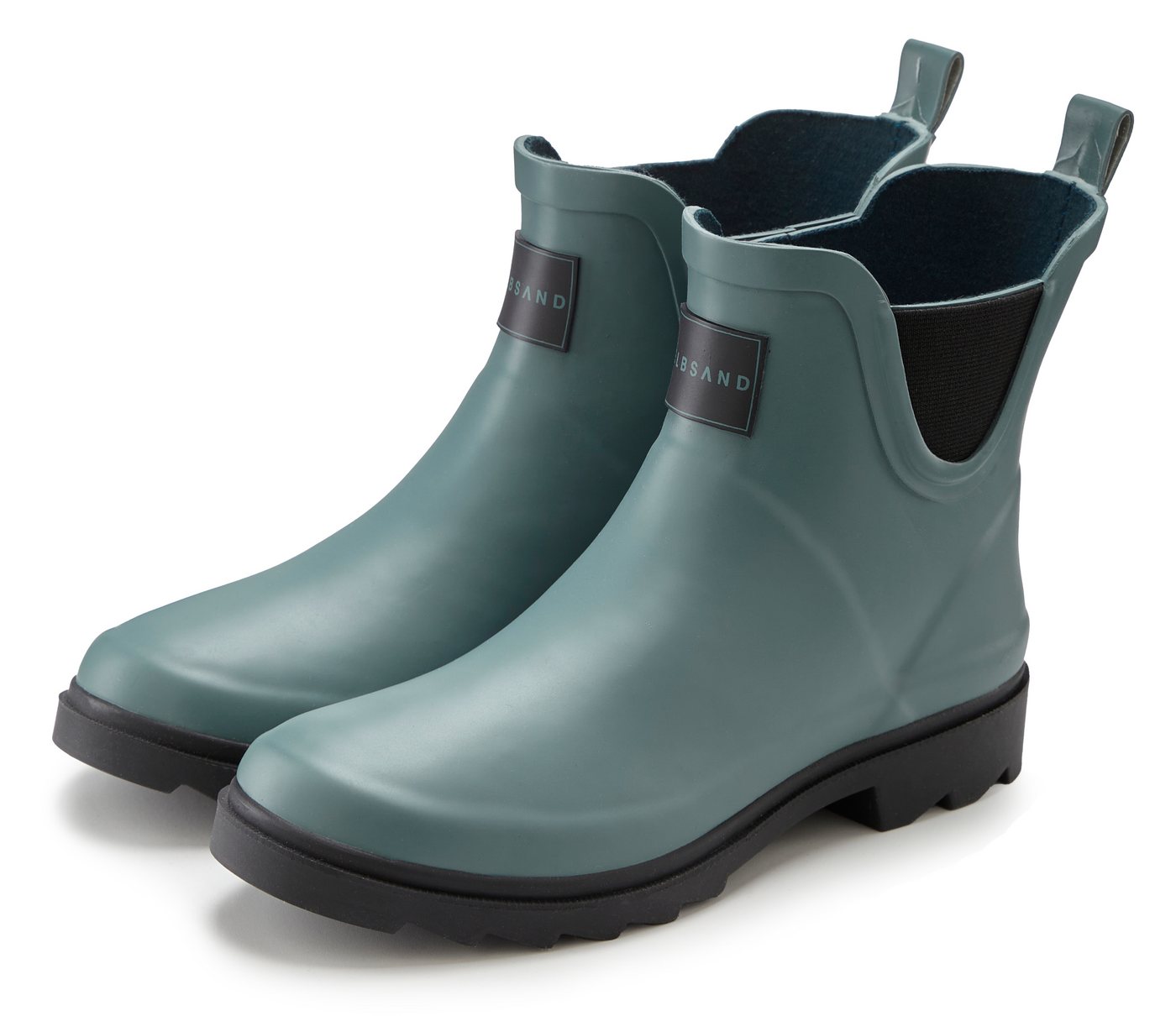 Elbsand Boots Gummistiefelette aus wasserdichtem Material, Gummistiefel, Schlupfstiefel