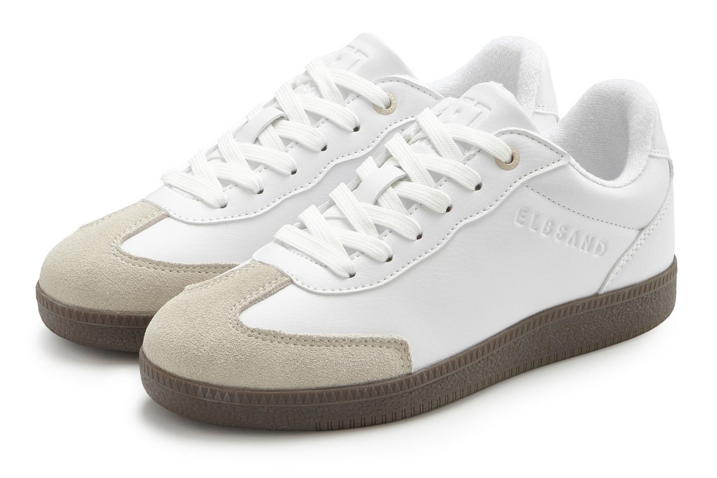 Elbsand Freizeitschuh Sneaker Retro Sneaker, Halbschuh, Schnürschuh mit Lederanteil