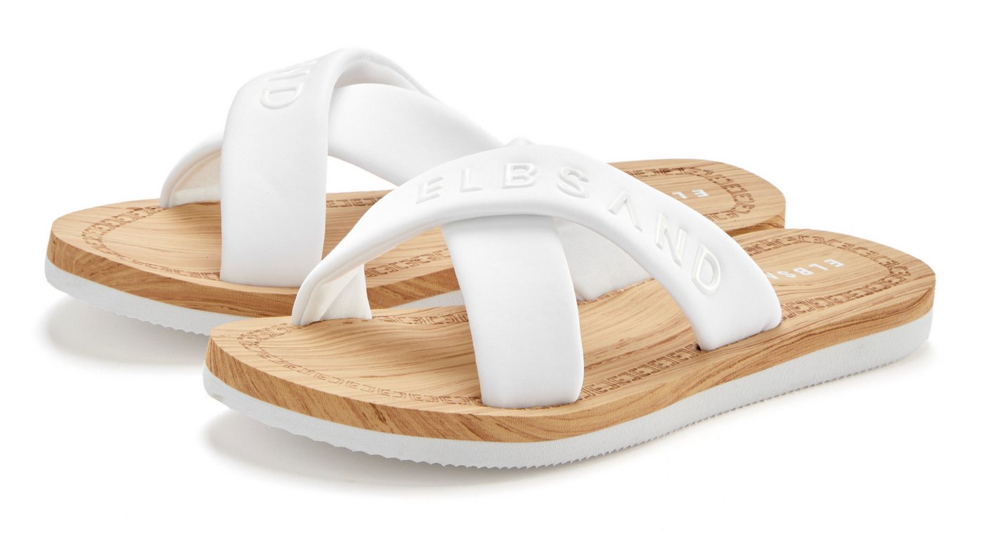 Elbsand Pantolette Sandale, Badepantolette, Badeschuh ultraleicht VEGAN