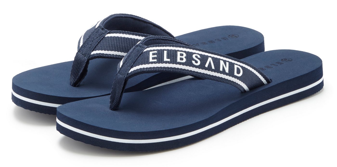 Elbsand Sandale, Badeschuh, Pantolette, Badelatsche, Flip Flop, Badeschlappe Badezehentrenner NEU Zehentrenner mit wasserabweisender und ultraleichter Sohle VEGAN