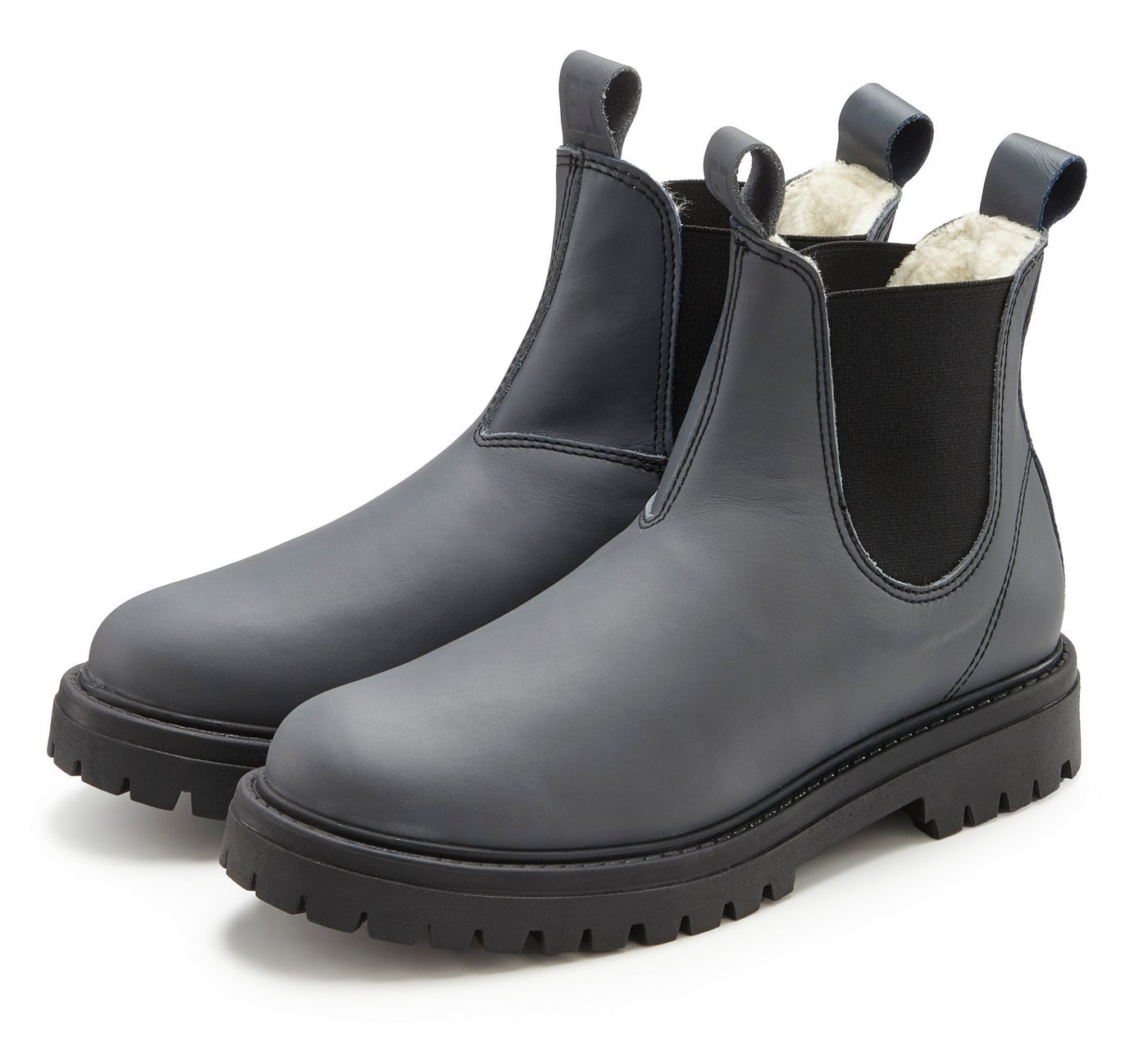 Elbsand Stiefelette aus Leder im klassischen Chelsea-Look, Stiefel, Boots, Winterstiefel