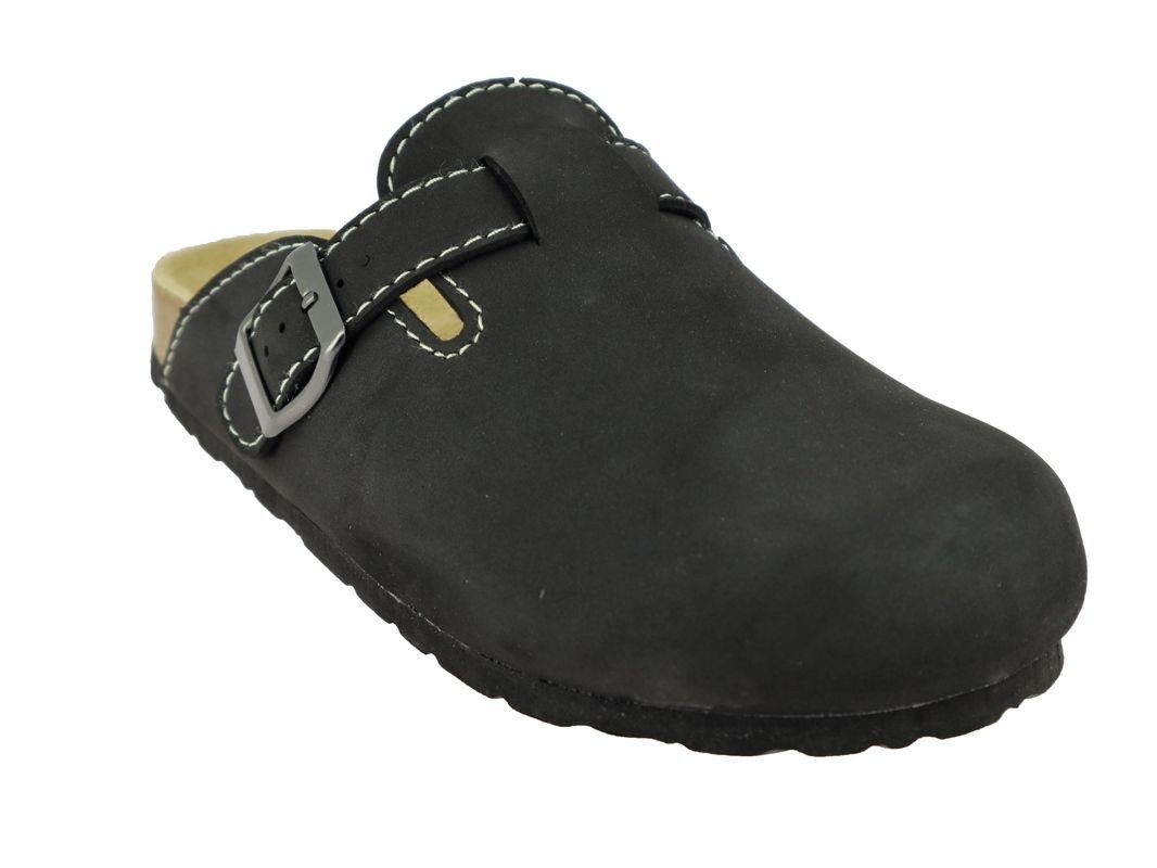 emeco Clogs Herren Hausschuhe Bio Pantolette Sandale Lederinnensohle T699 4 Pantolette