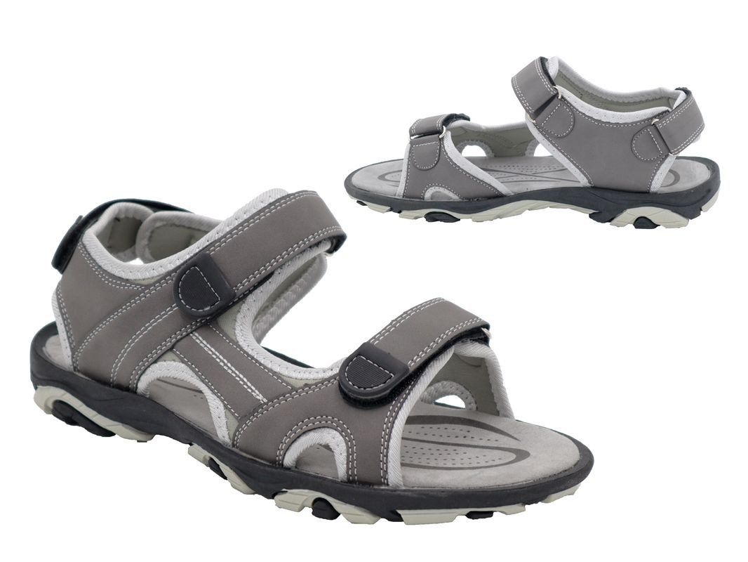 emeco Herren Sandalen Pantoffel Hausschuhe Sandaletten Schuhe Schnalle BC-4 Sandale