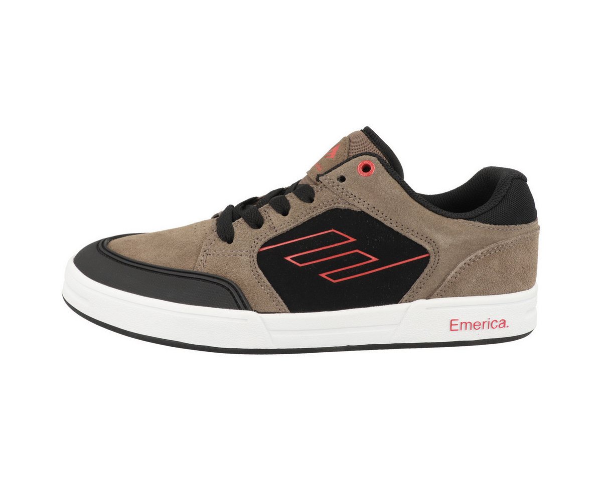 EMERICA HERITIC Herren Sneaker Turnschuhe, Sportschuhe, Freizeitschuhe, Halbschuhe, Schnürschuhe (braun)
