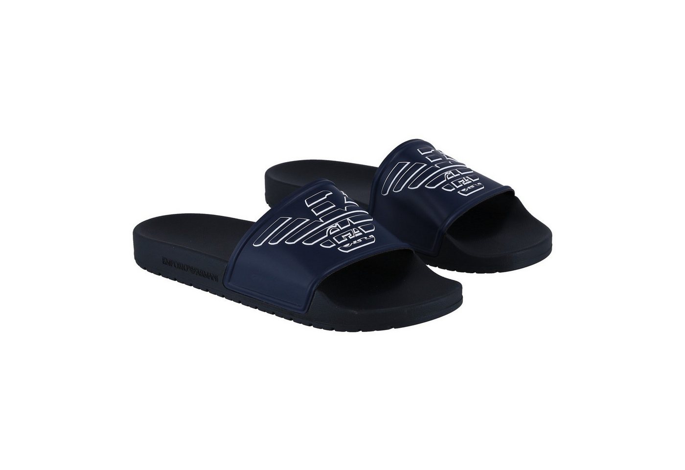 Emporio Armani Sliders navyblau Herren Badeschuh