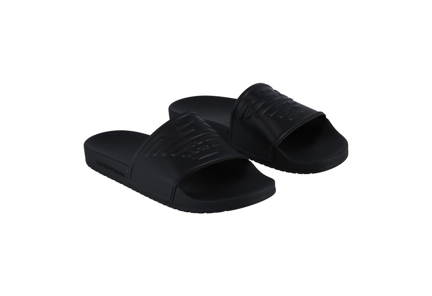 Emporio Armani Sliders schwarz Herren Badeschuh