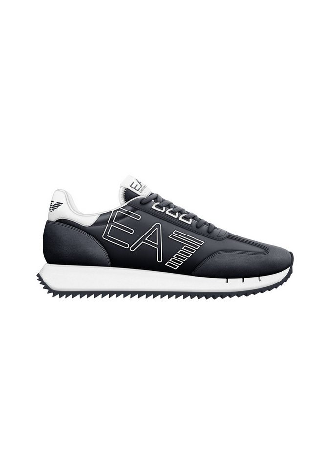 Emporio Armani Sneaker Black and White Low-Sneaker Sneaker (1-tlg) (schwarz)