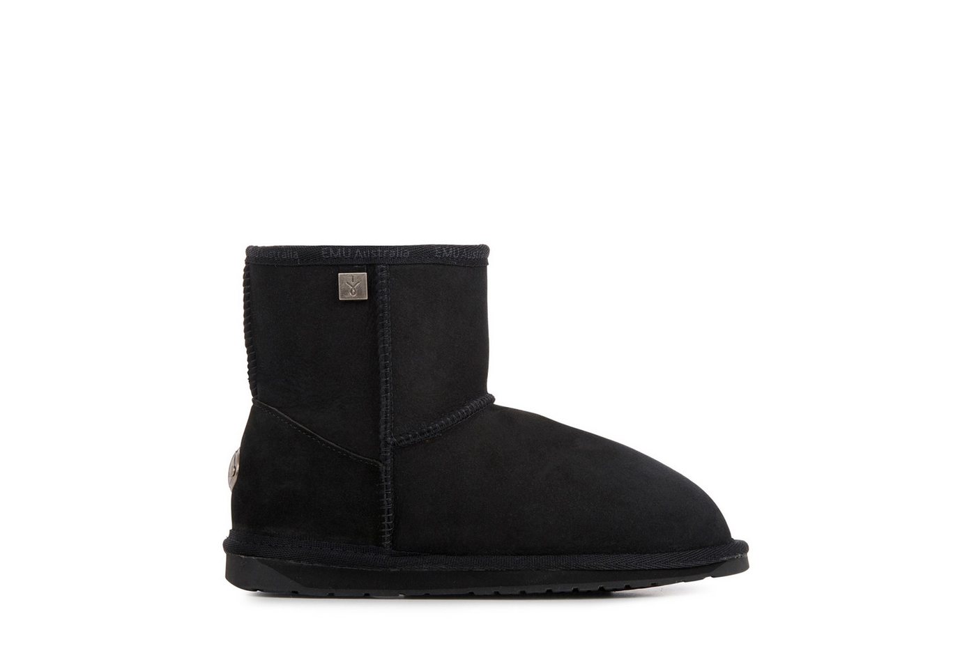 EMU Australia Platinum Stinger Slim Mini (Schafsleder, Wildleder) schwarz Damen Winterstiefel