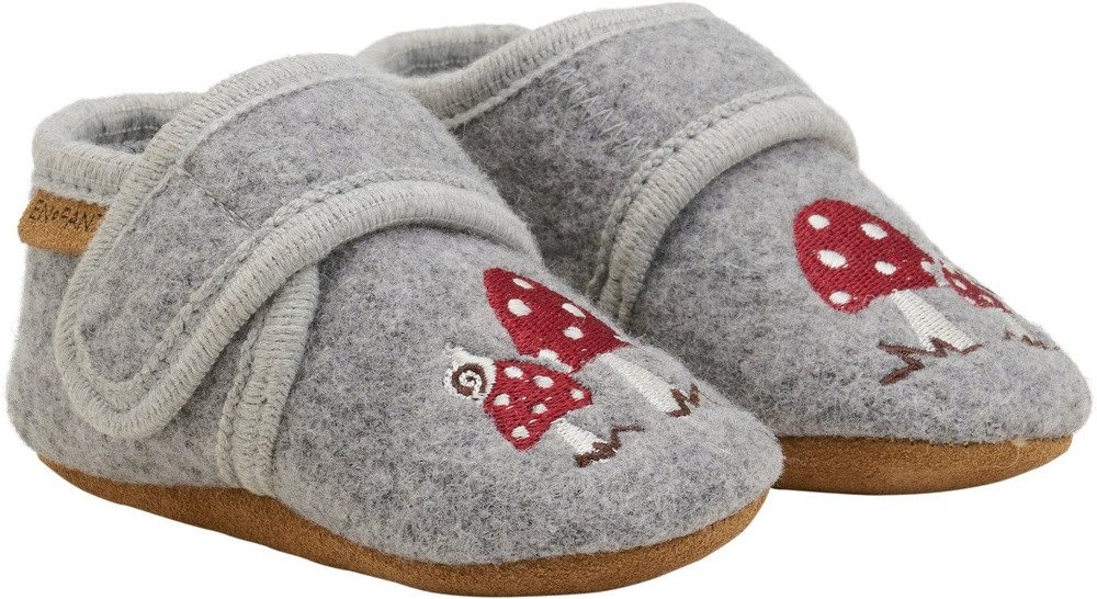 EN FANT Wool Slippers with Embroidery Hausschuh