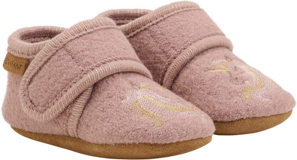 EN FANT Wool Slippers with Embroidery Hausschuh