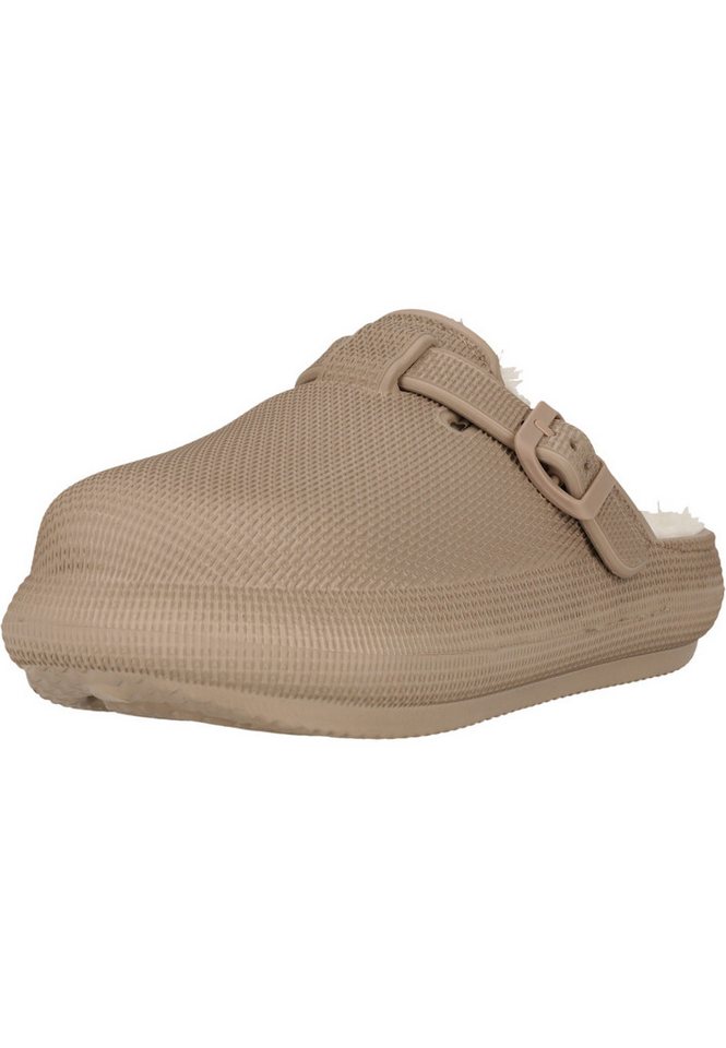 ENDURANCE Alenta Slipper mit kuscheligem Fleece-Innenfutter (beige/grau)