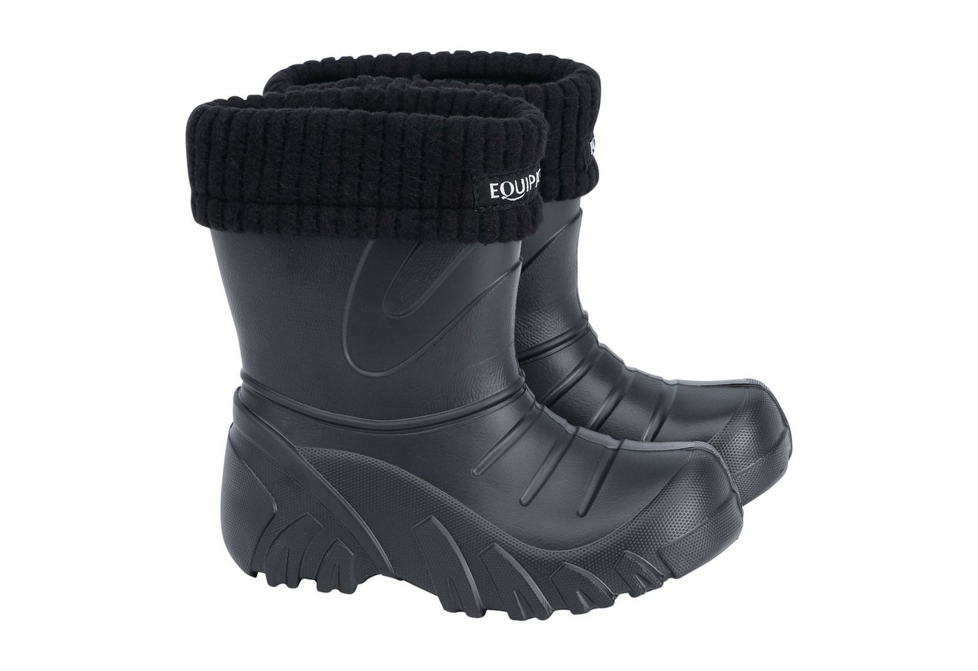 Equipage New Panda Kinderstiefel zum Reiten, Schwarz Reitstiefel