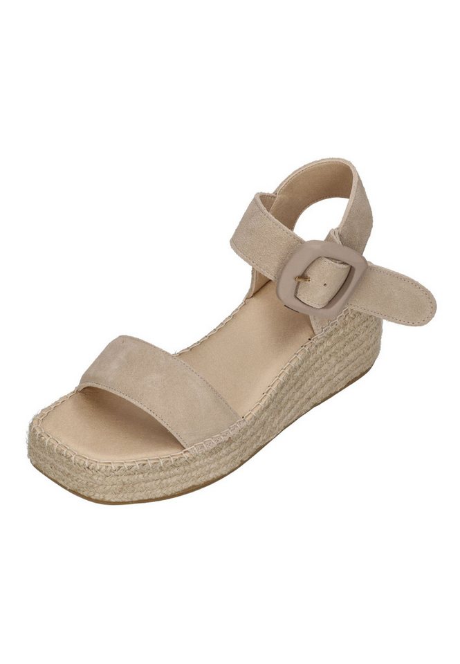 espadrij l´originale BETTY MONO HIGH Sandalette Beige