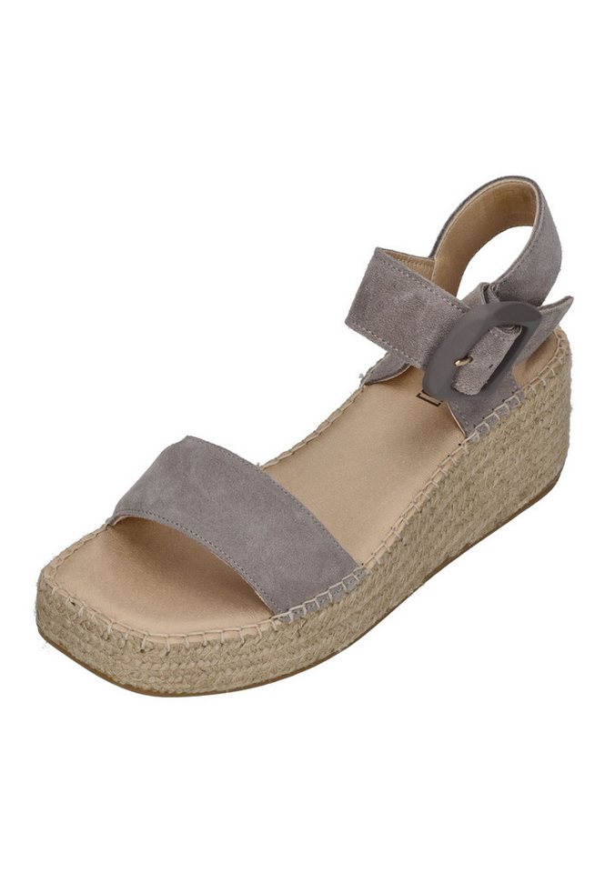 espadrij l´originale BETTY MONO HIGH Sandalette Stone