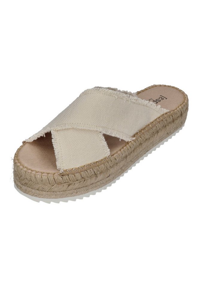 espadrij l´originale CROISETTE LINEN Pantolette nature