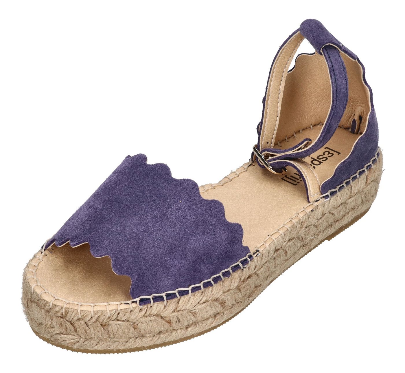 espadrij l´originale LYON Sandalette Dusty Blue