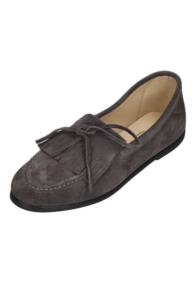 espadrij l´originale MOCASSIN VELOUR Schnürschuh Carbone