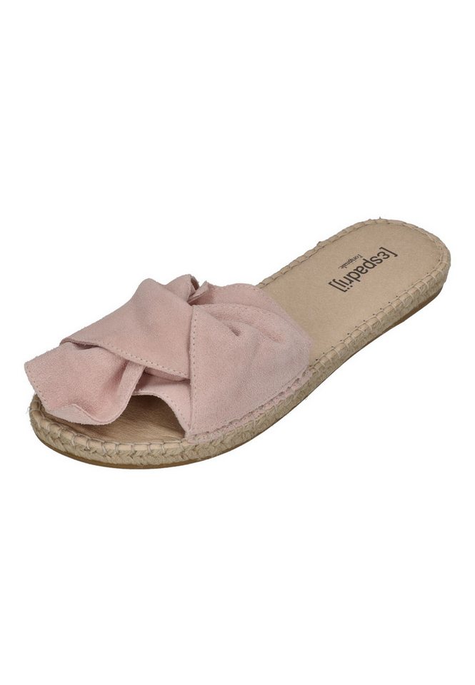 espadrij l´originale PLAGE BOUCLE VELOUR Pantolette Rose