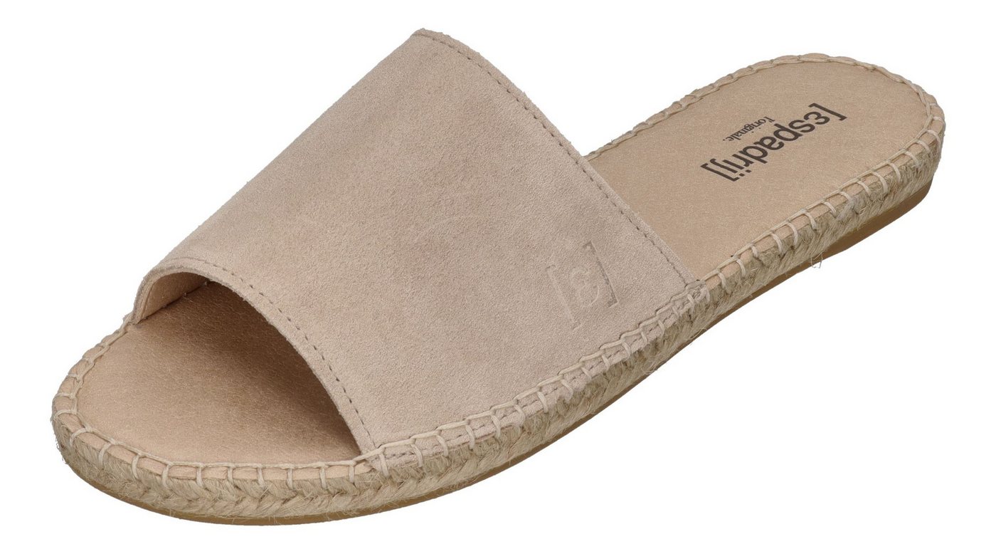 espadrij l´originale PLAGE VELOUR Pantolette Beige