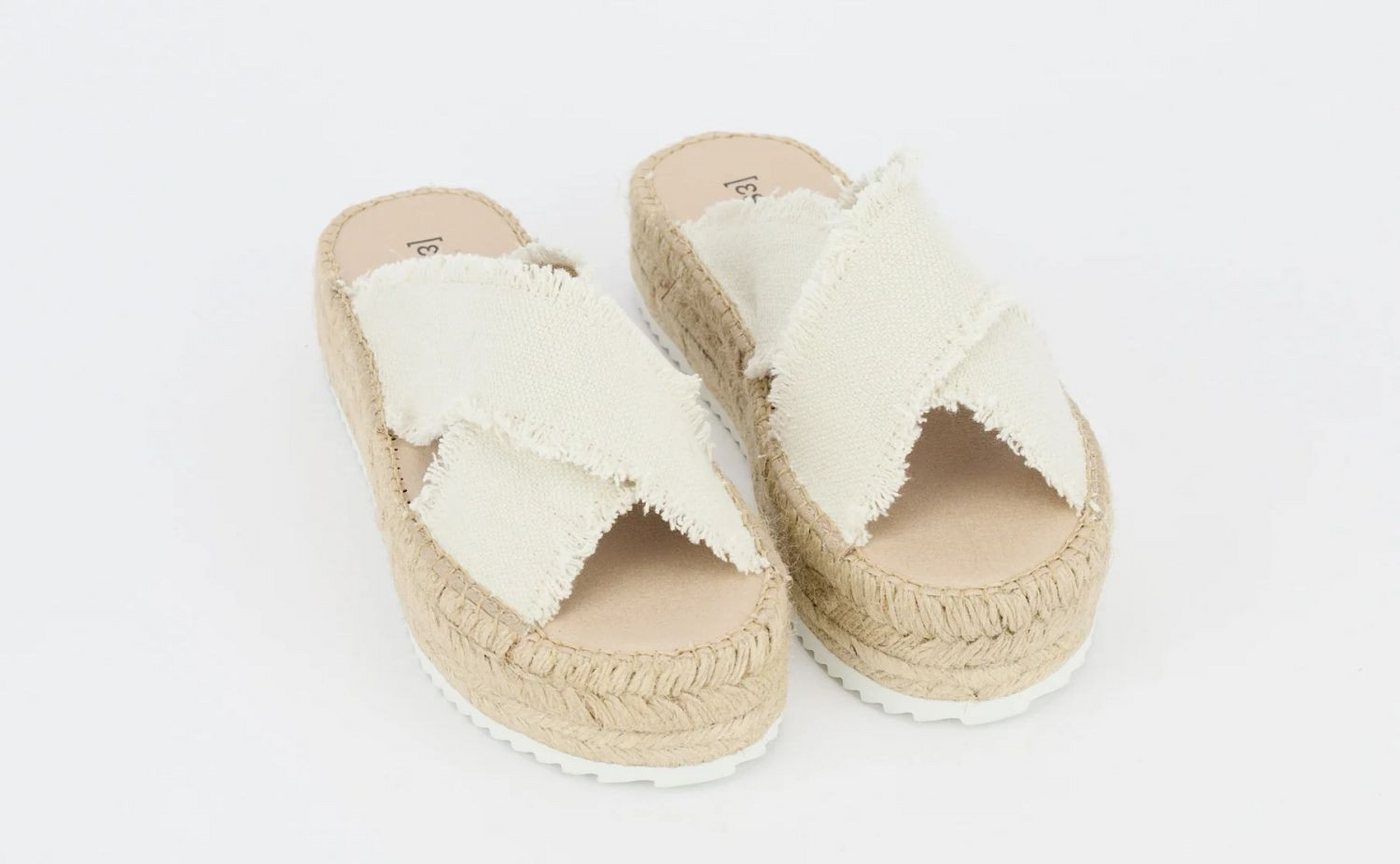 espadrij l´originale Sandalette Croisette Lin Natur 39 Espadrille