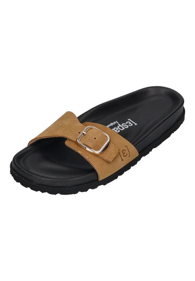 espadrij l´originale SOLEA VELOUR Pantolette Tan Clair