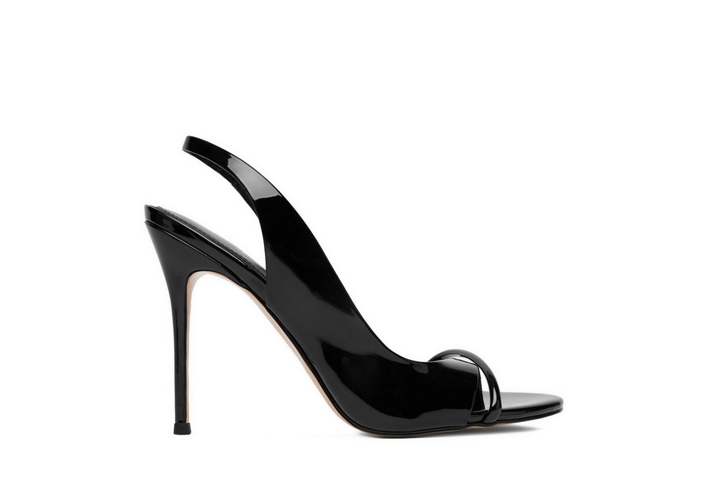 Eva Minge Damen-Sandalen Schwarz Sandale