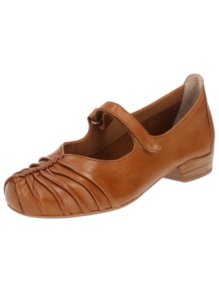 Everybody Ballerinas Leder Riemchenballerina (braun)