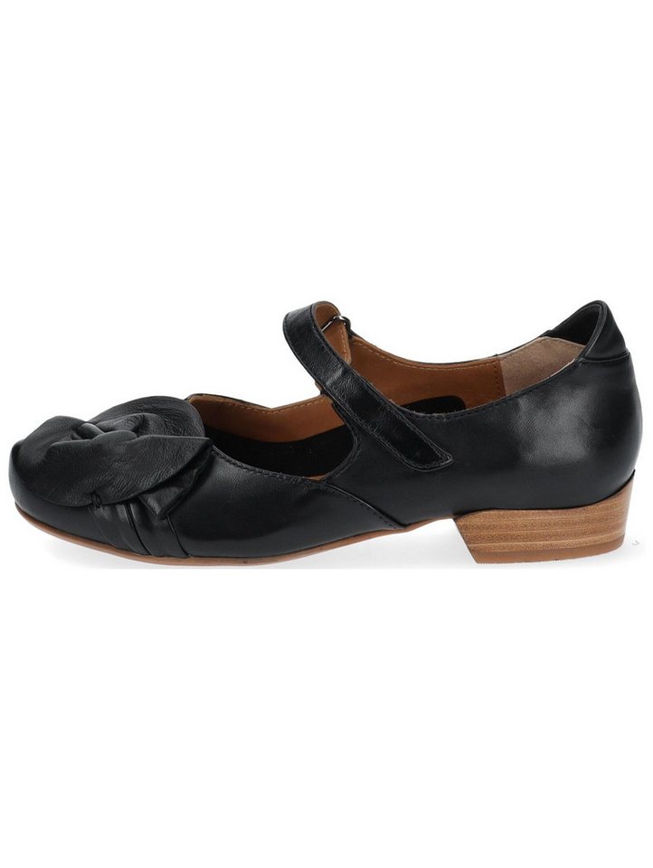 Everybody Ballerinas Leder Riemchenballerina (schwarz)
