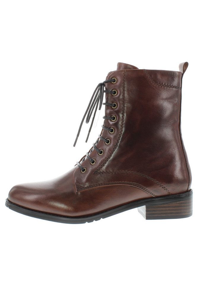 Everybody FELICITY - Echtleder Stiefelette mit höherem Schaft Schnürstiefelette