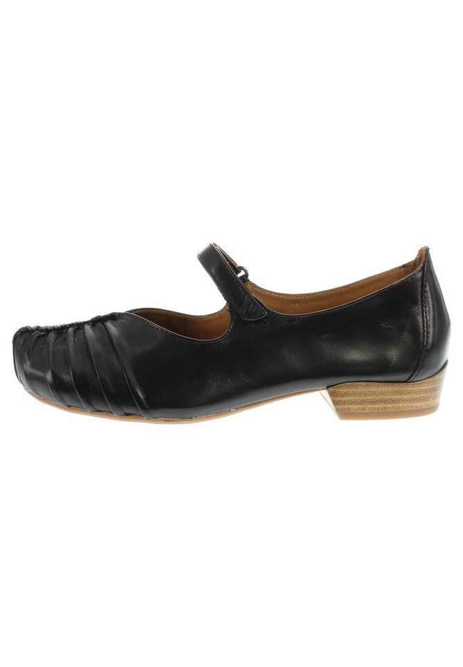 Everybody GALEGA - Spangenschuh mit Raffung Ballerina (schwarz)