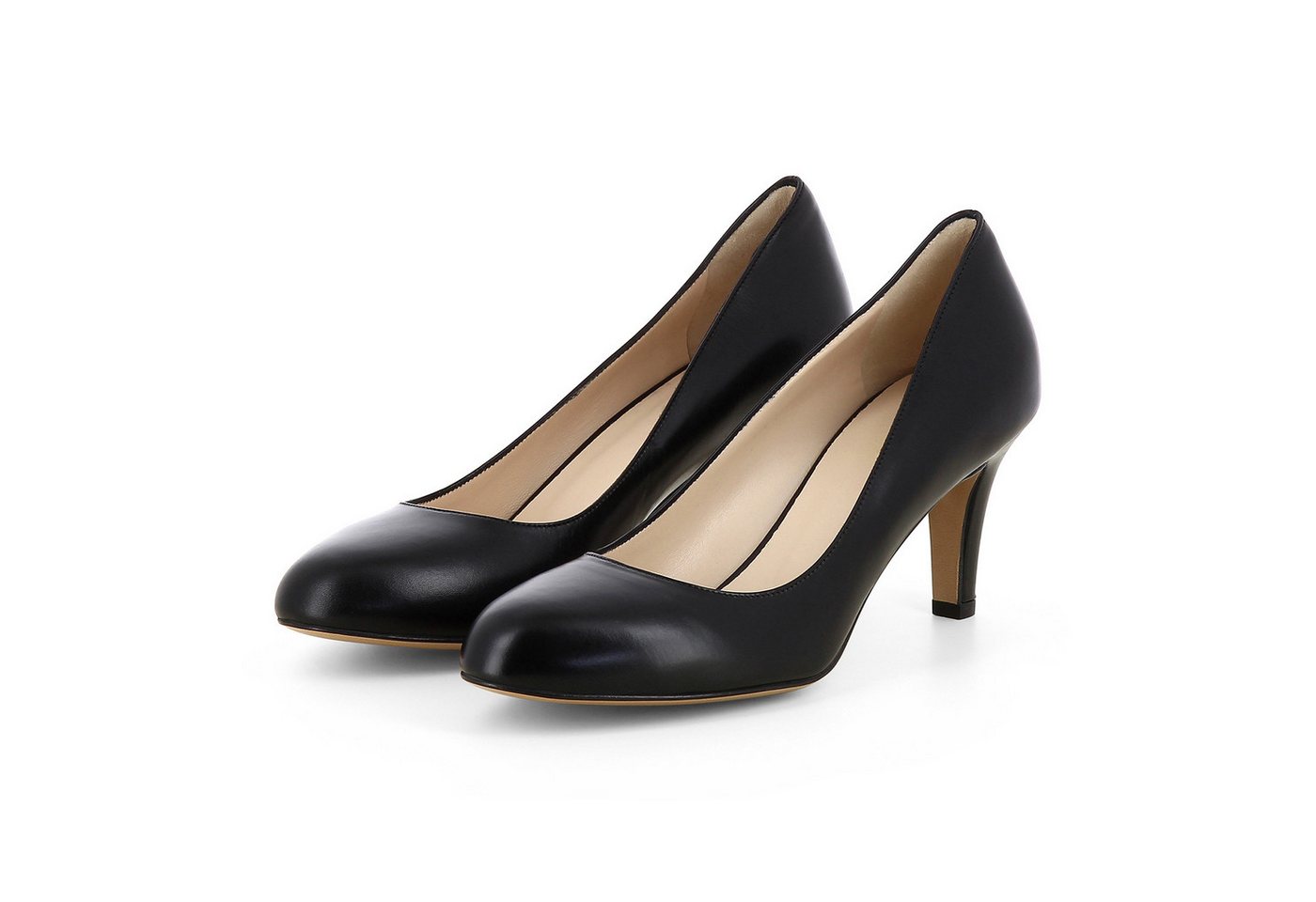 Evita BIANCA Pumps (Paar, Kunstledersohle) Handmade in Italy (schwarz)
