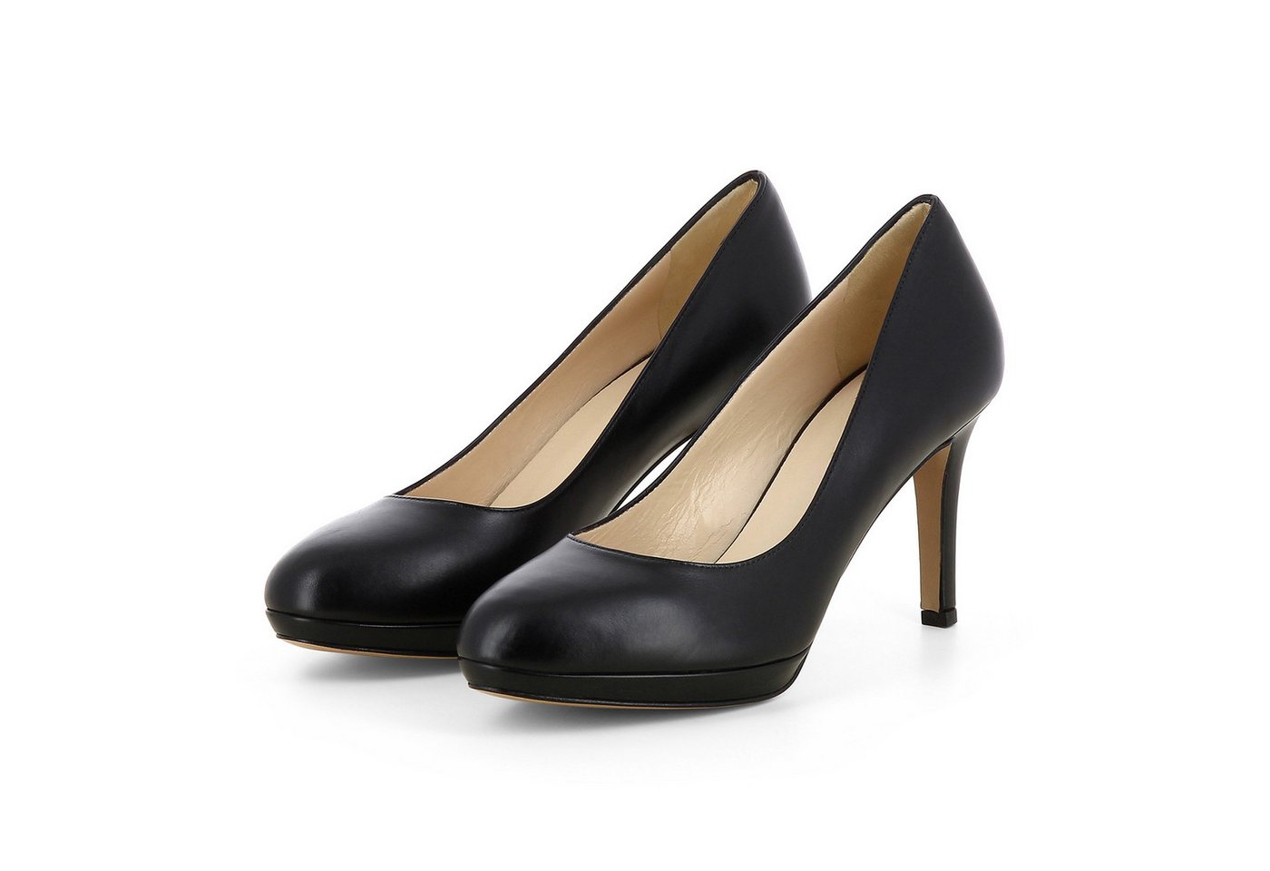 Evita BIANCA Pumps (Paar, Kunstledersohle) Handmade in Italy (schwarz)