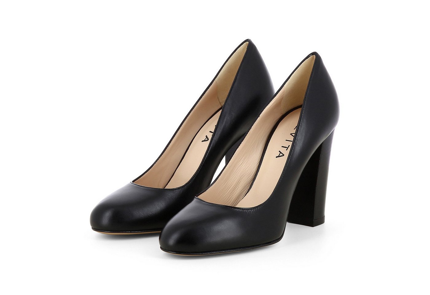 Evita CRISTINA Pumps Handmade in Italy (schwarz)