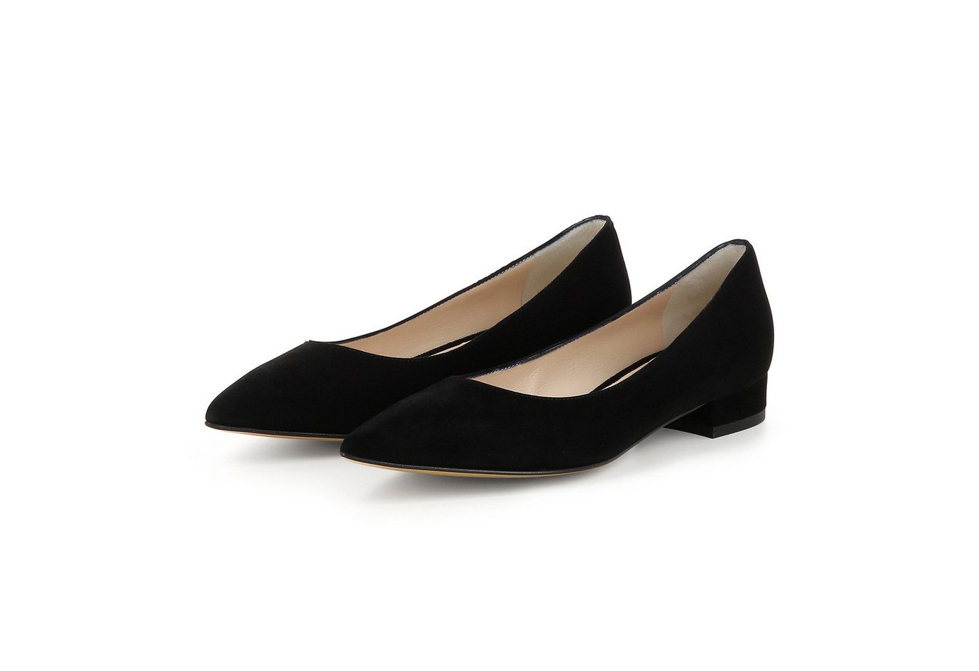 Evita FRANCA Pumps (Kunstledersohle) Handmade in Italy (schwarz)