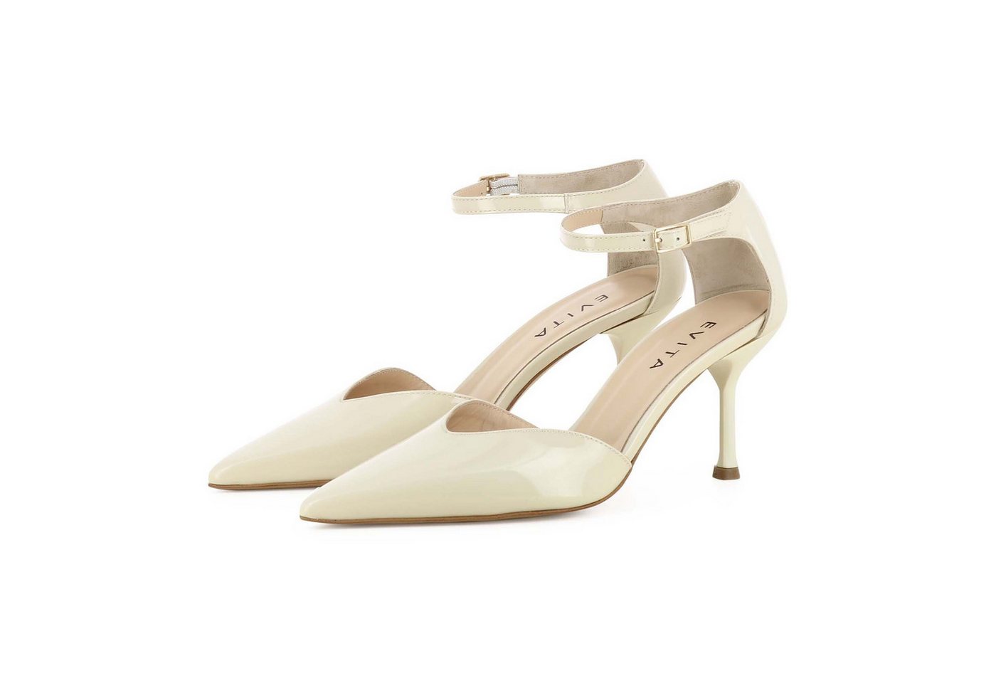 Evita PENELOPE Pumps (Paar, Kunstledersohle) Handmade in Italy (beige)