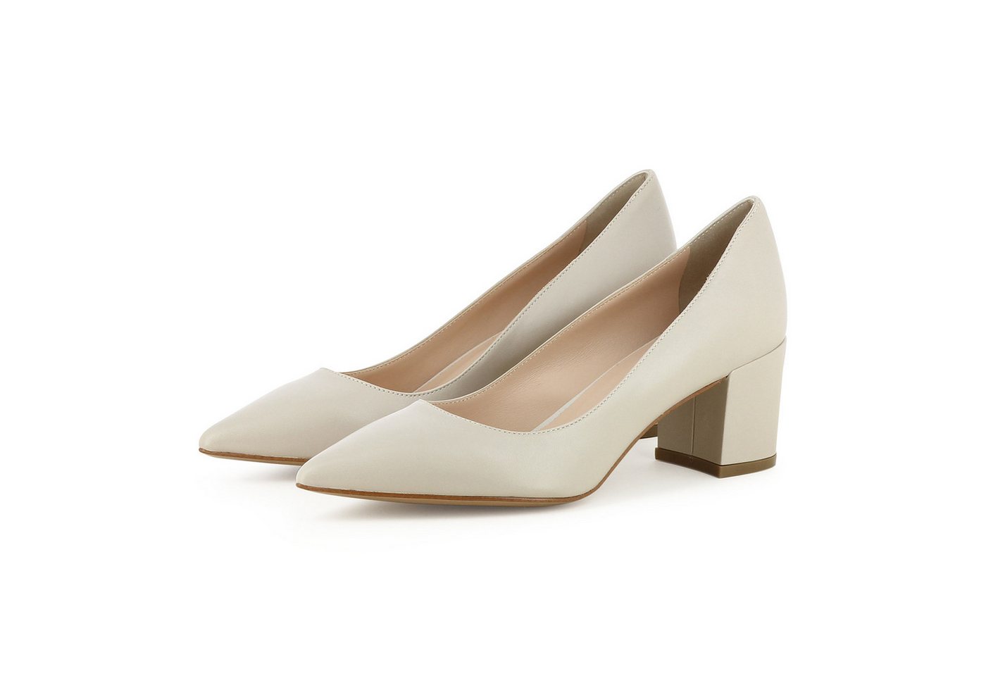Evita ROMINA Pumps (Paar, Kunstledersohle) Handmade in Italy (braun)