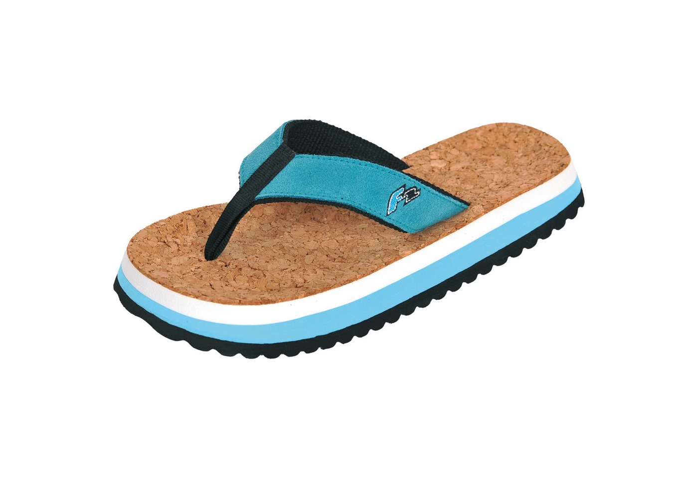 F2 Damen Schuhe Beach Slipper Flip Flops 36/37 Blau 2024/25 Slipper